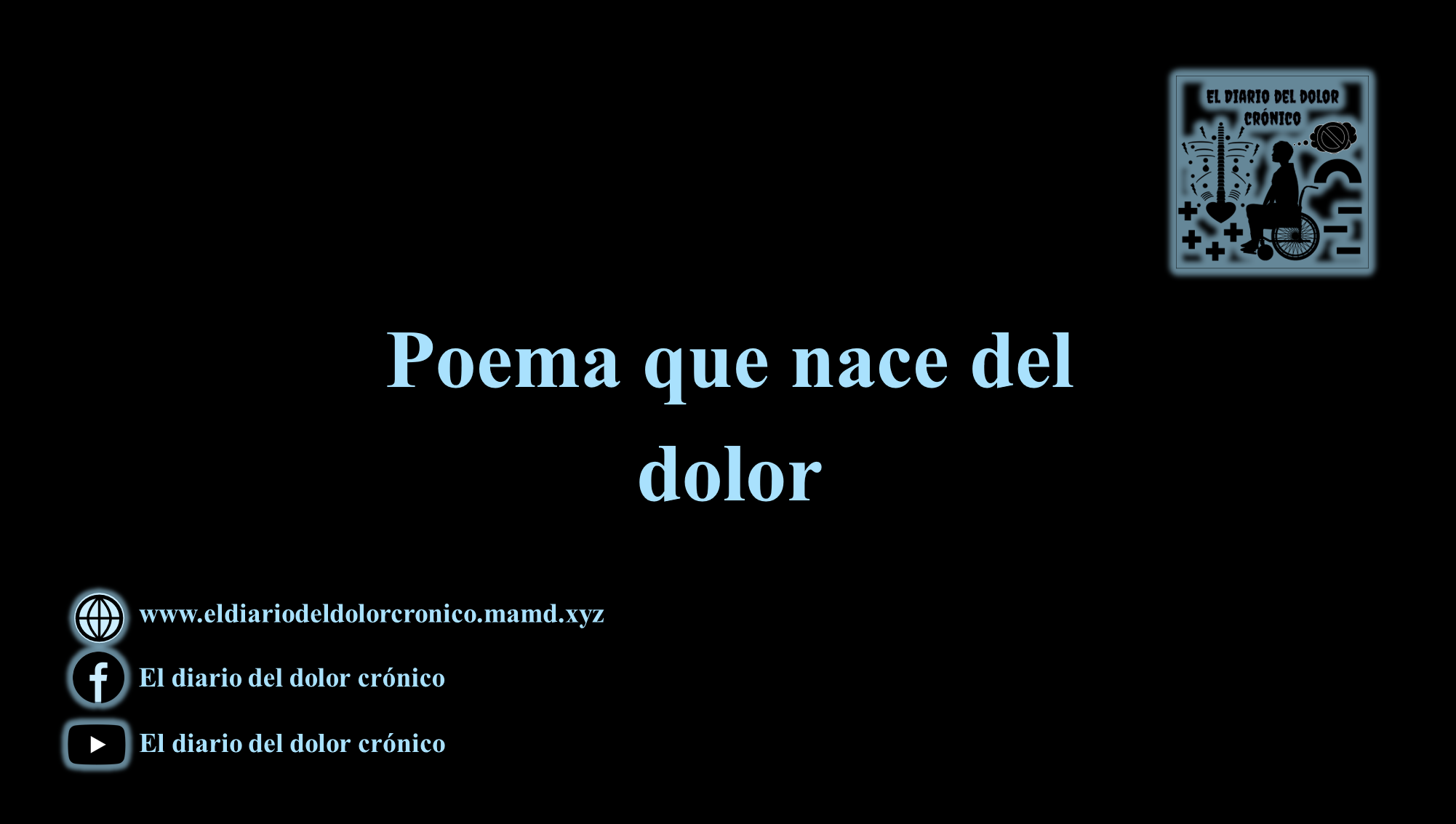 Poema que nace del dolor